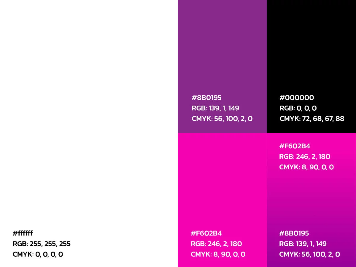 Fortis logo color breakdown.