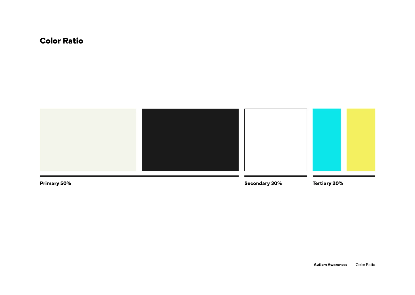 Autism Awareness — color ratio