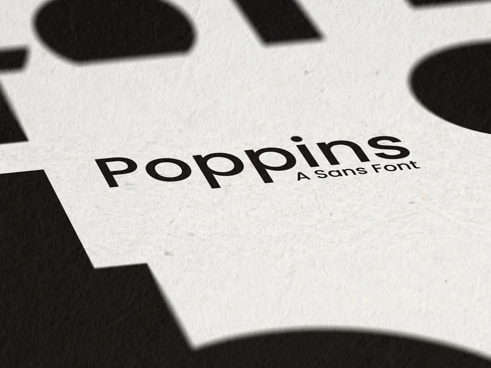 Close up of Poppins type poster.